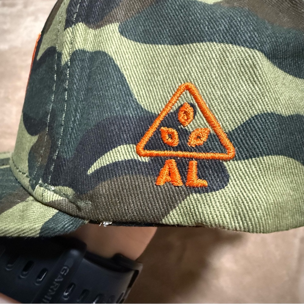 Alienlabs Camo Cannabis Snap Back Flat Bill Baseball Hat - Picture 6 of 15